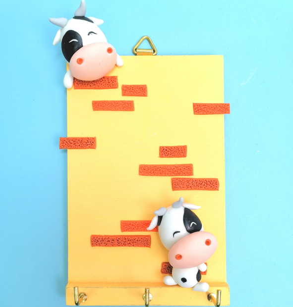 Baby Cow- Key Hanger