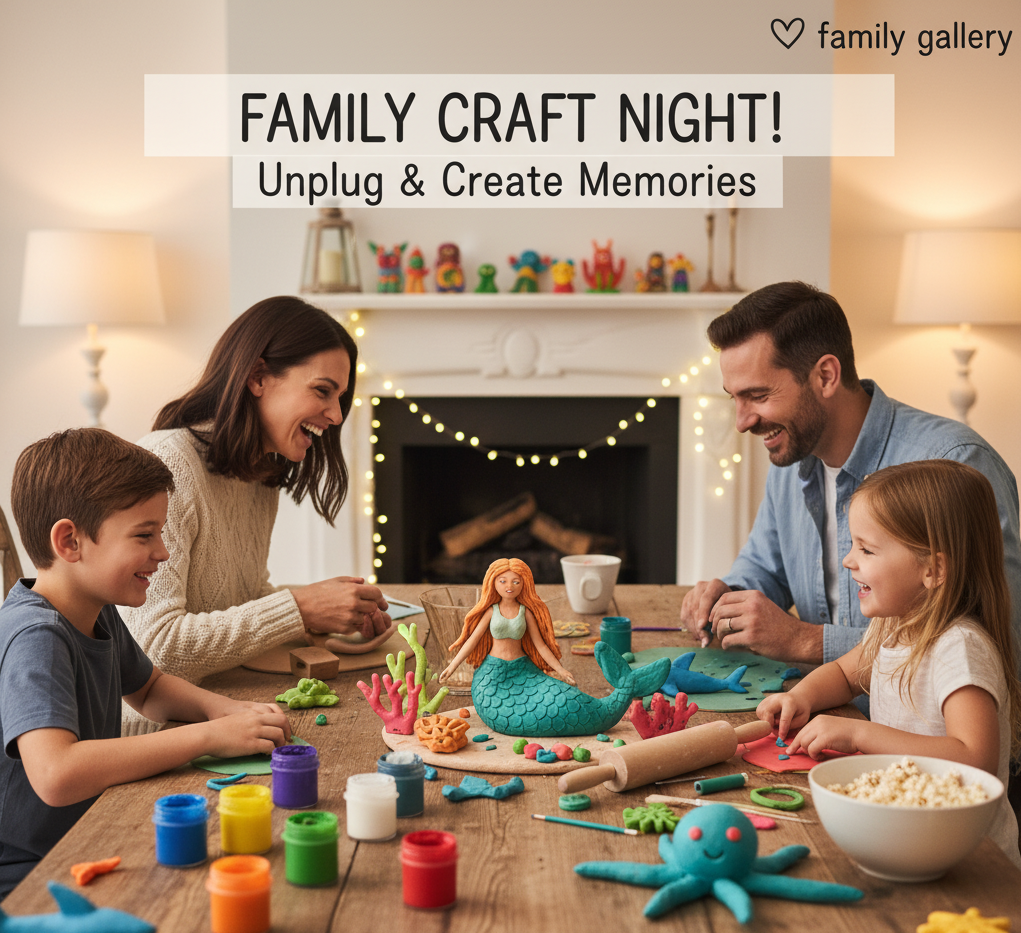 Family Craft Night: The Best Way to Unwind and Connect