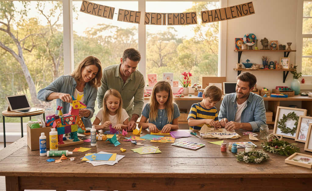 Screen-Free September Activities for Kids: Creative Craft Ideas for Digital Detox
