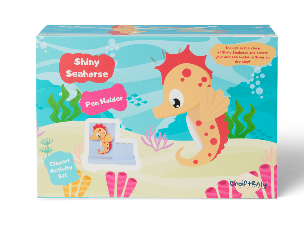 Shiny Seahorse - Creative Play Craft Fun Box