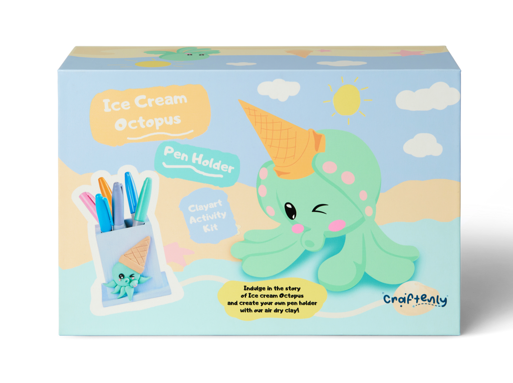 Ice Cream Octopus - Creative Play Craft Fun Box