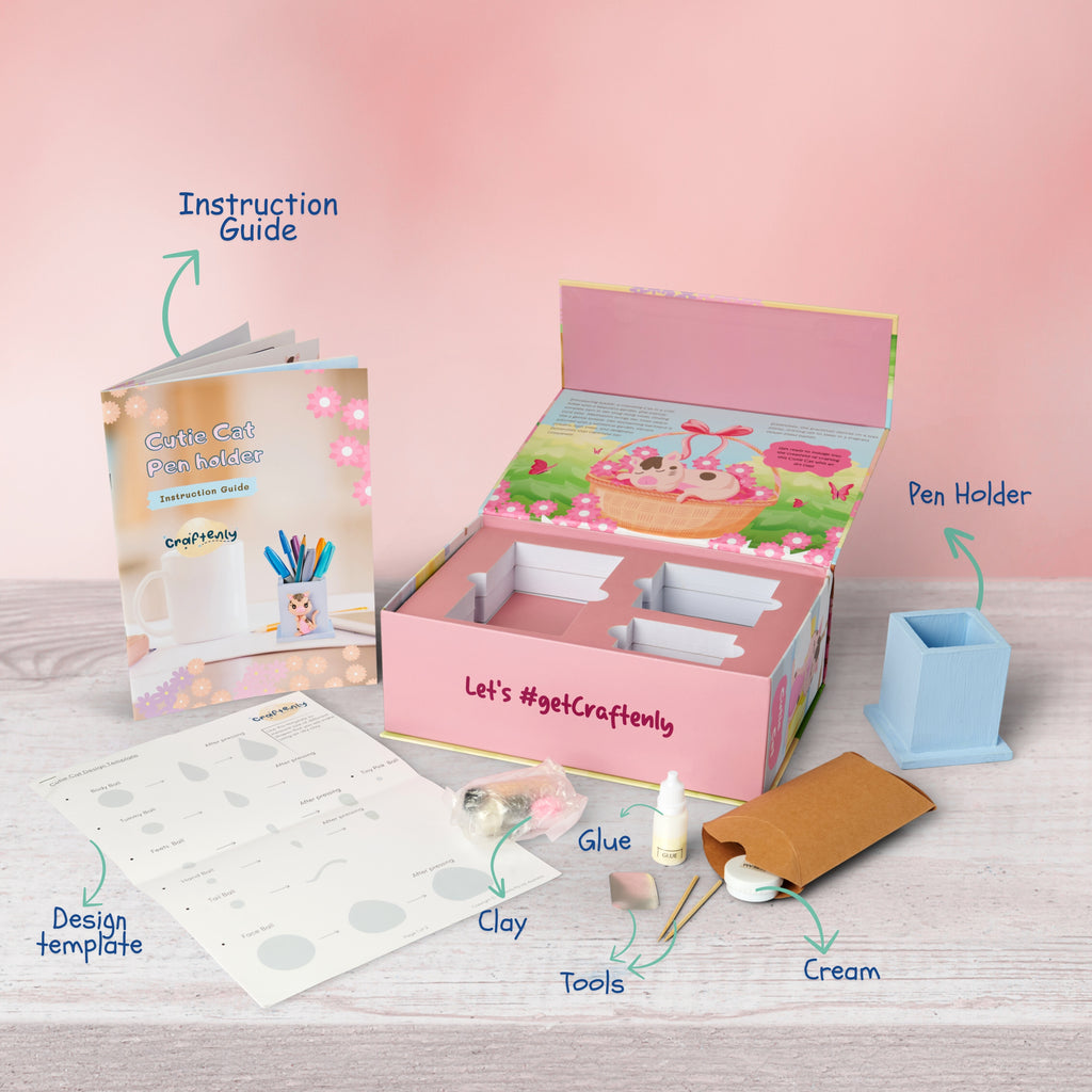 Cutie Cat - Creative Play Craft Fun Box